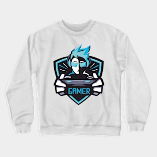 Gamer (blue) Crewneck Sweatshirt